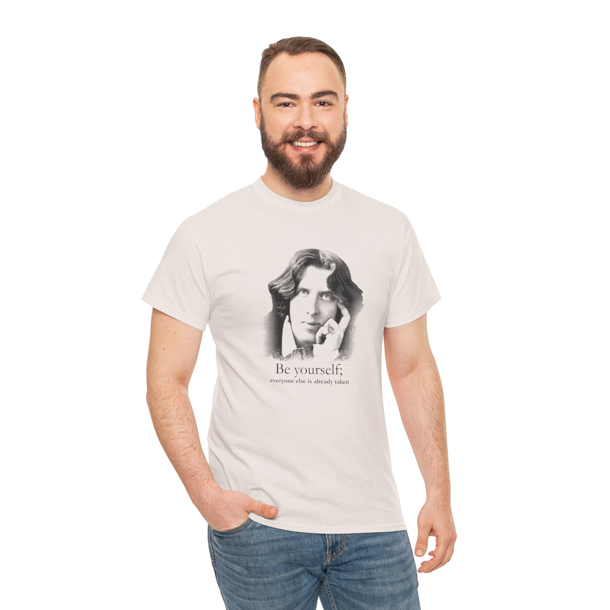 Oscar Wilde - Be yourself; everyone else is already taken.  Iconic Quote T-Shirt