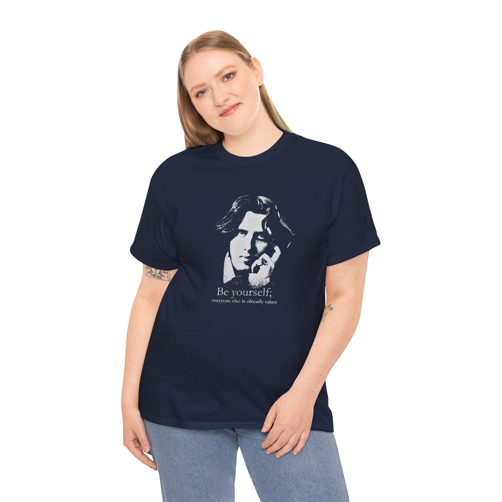 Copy of Oscar Wilde - Be yourself; everyone else is already taken.  Iconic Quote T-Shirt