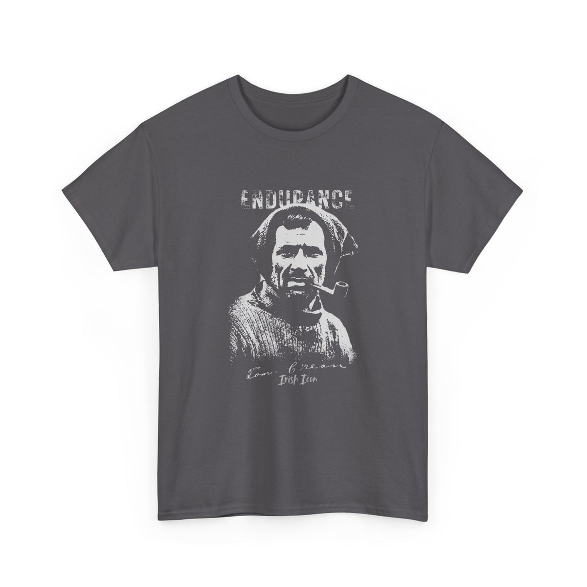 Tom Crean Tee with Authentic Signature, Irish Explorer Gift Shirt, Antarctic Adventurer T-Shirt,  Vintage Style Unisex Cotton Tee