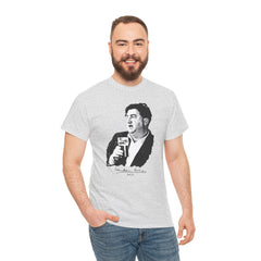 Brendan Behan T-Shirt With Signature | Irish Writer and Playwright Tee | Literary Irish Icon Apparel