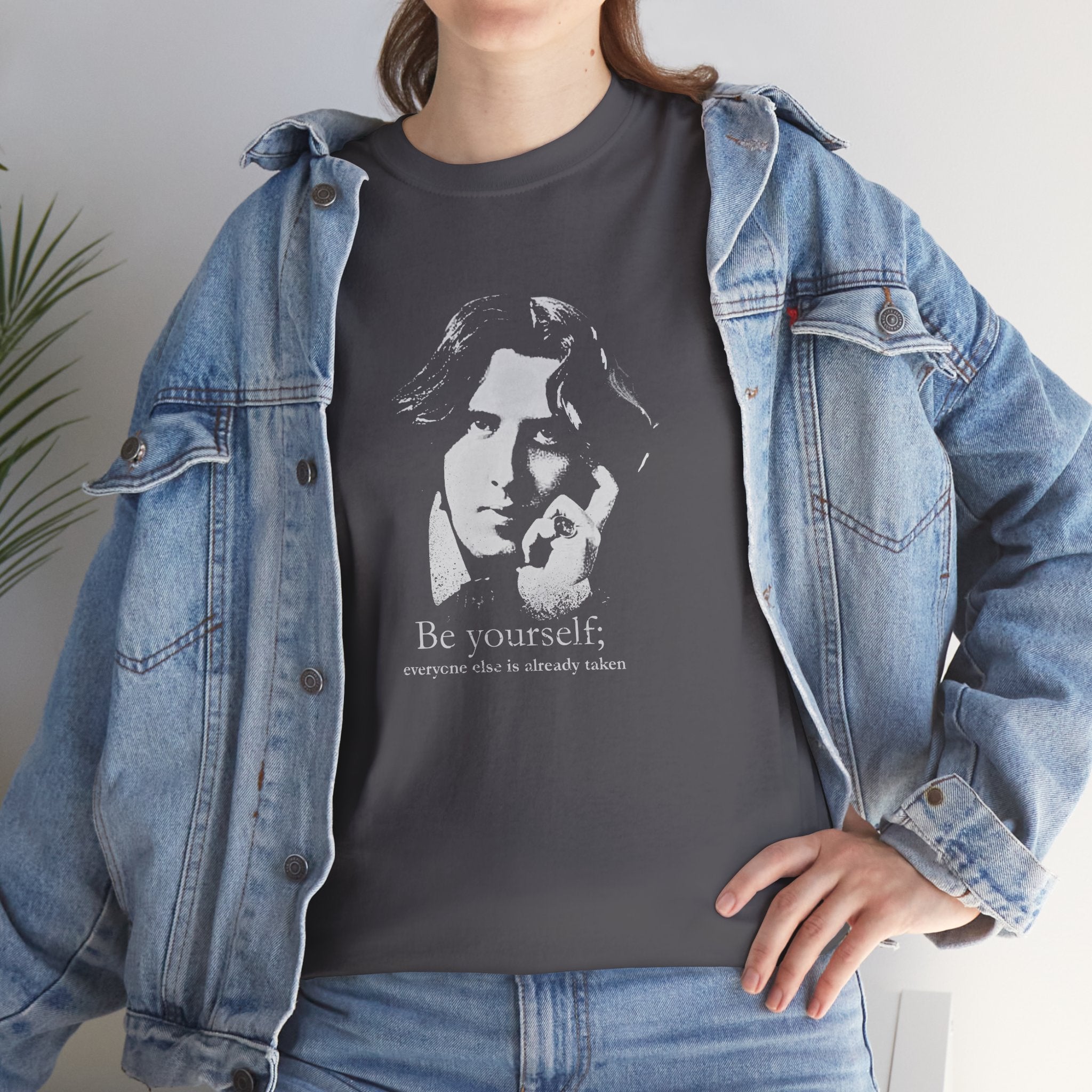 Copy of Oscar Wilde - Be yourself; everyone else is already taken.  Iconic Quote T-Shirt
