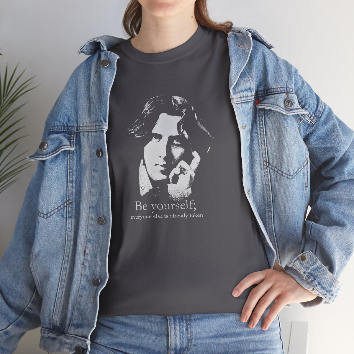 Copy of Oscar Wilde - Be yourself; everyone else is already taken.  Iconic Quote T-Shirt