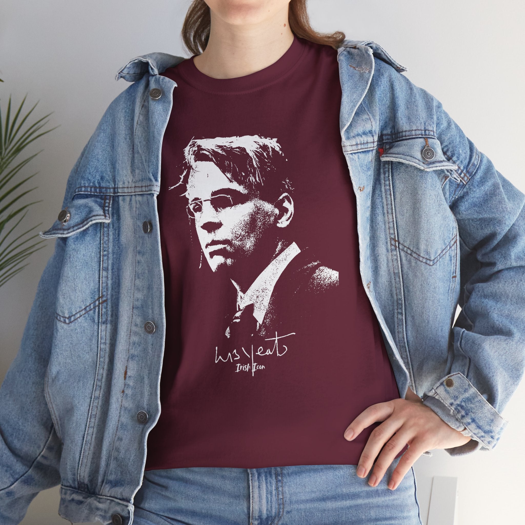 Irish Poet- W B Yeats Signature Tee, Unisex Tshirt.
