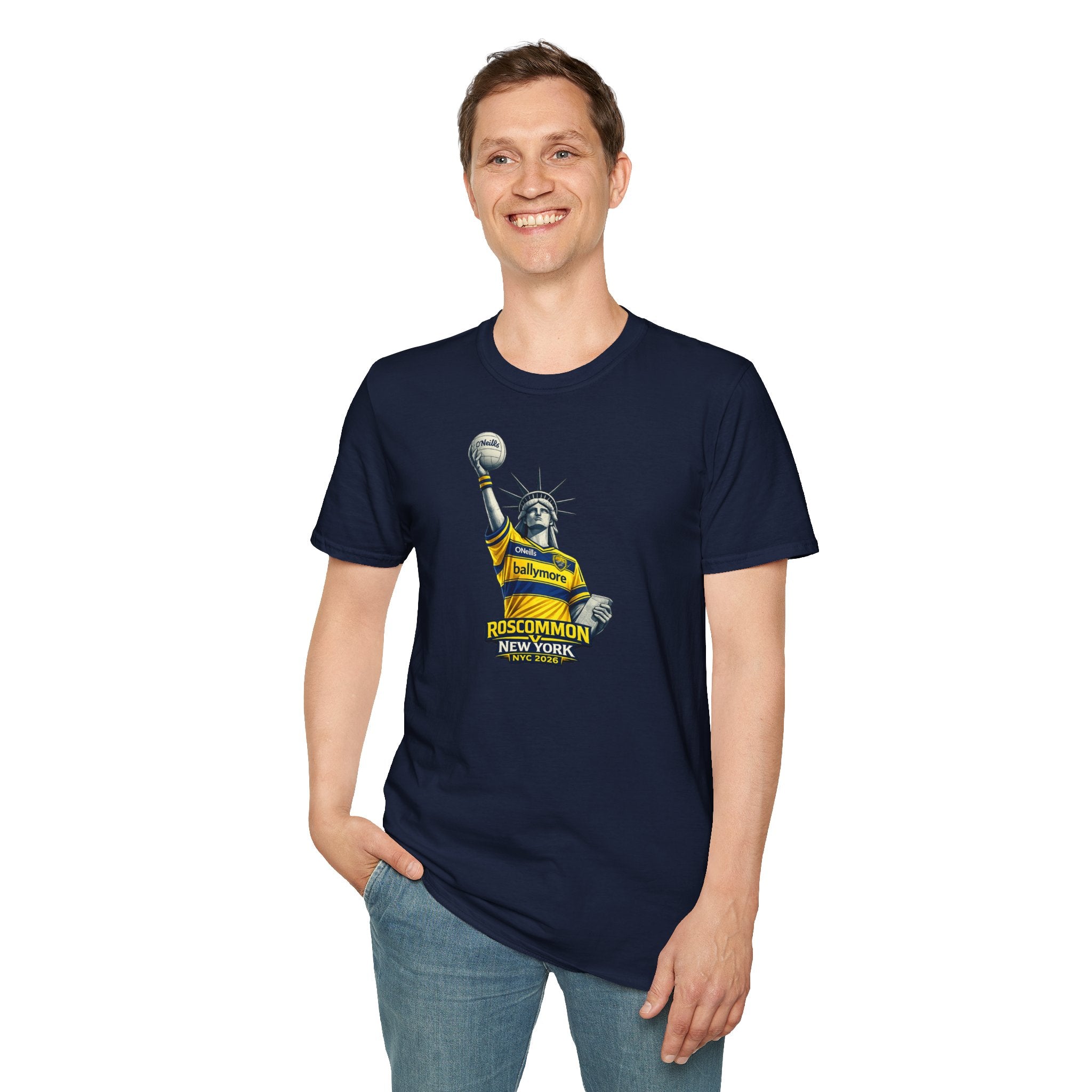Roscommon V New York Statue of Liberty Comemorative T‑Shirt