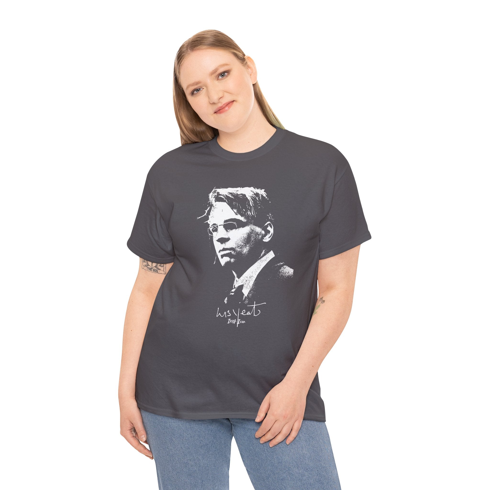 Irish Poet- W B Yeats Signature Tee, Unisex Tshirt.