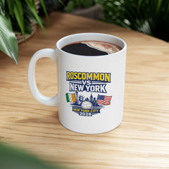 Roscommon v New York – NYC 2026 Commemorative Mug (USA & IRISH FLAG) (11oz & 15oz)