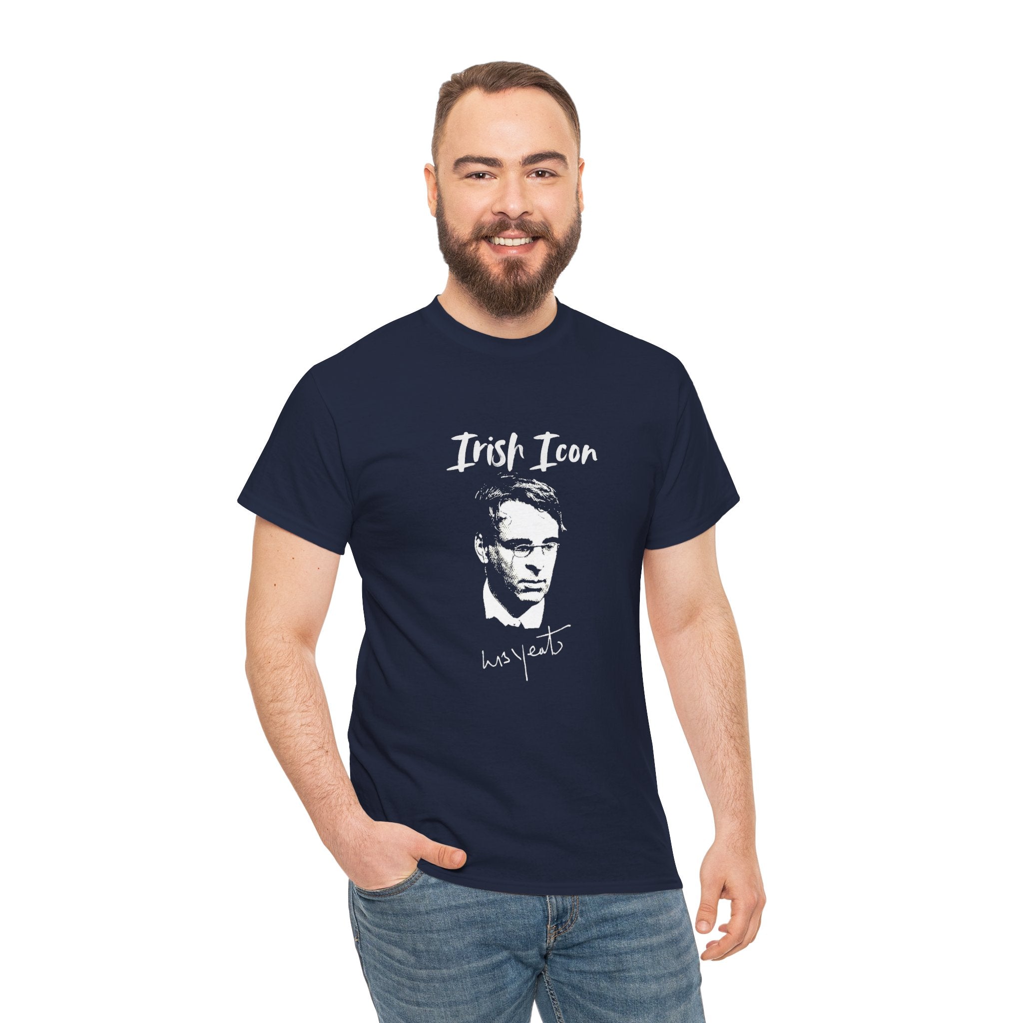 W.B. Yeats - Irish Icon Series Unisex Tee, W.B. Yeats