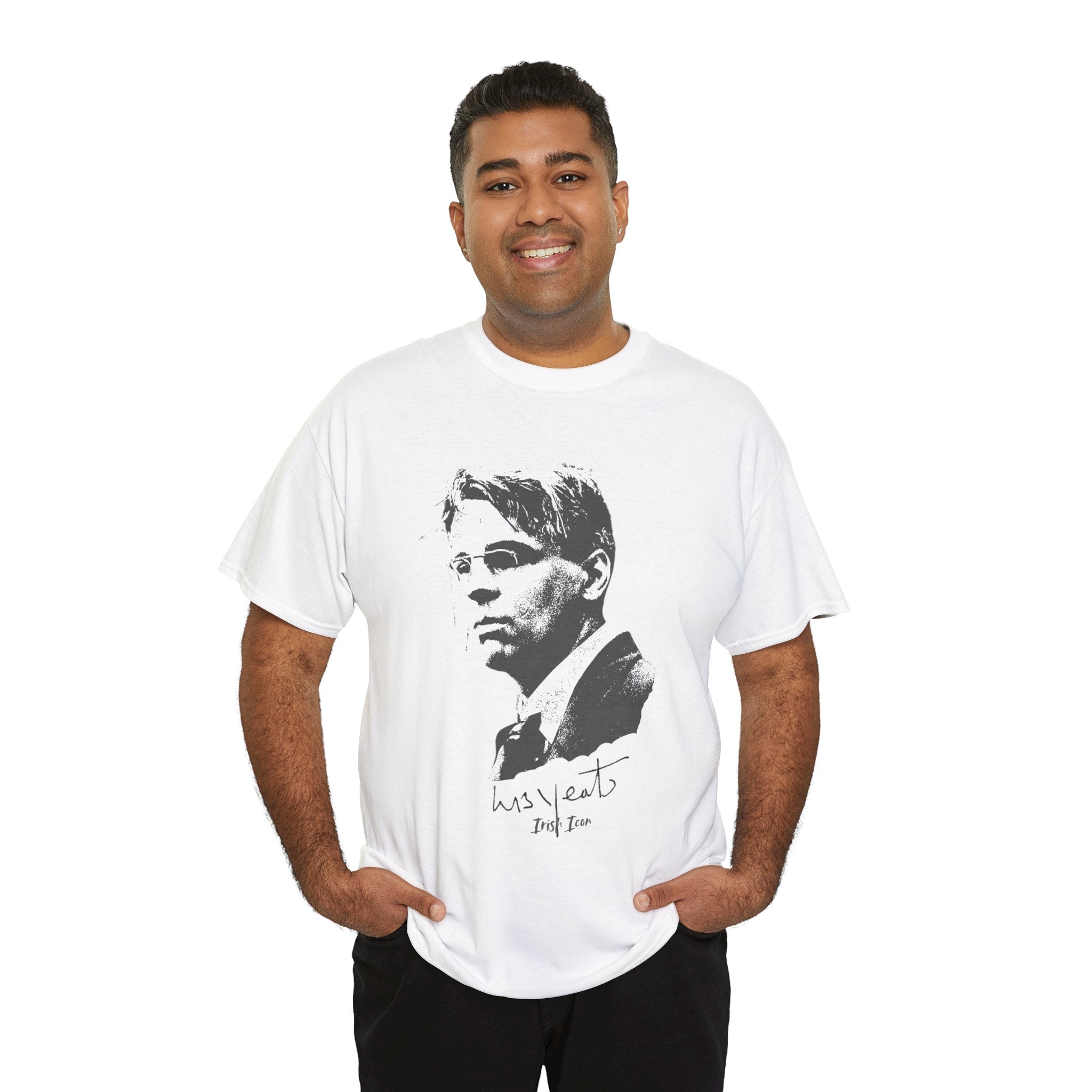 Irish Poet- W B Yeats Signature Tee, Unisex Tshirt.