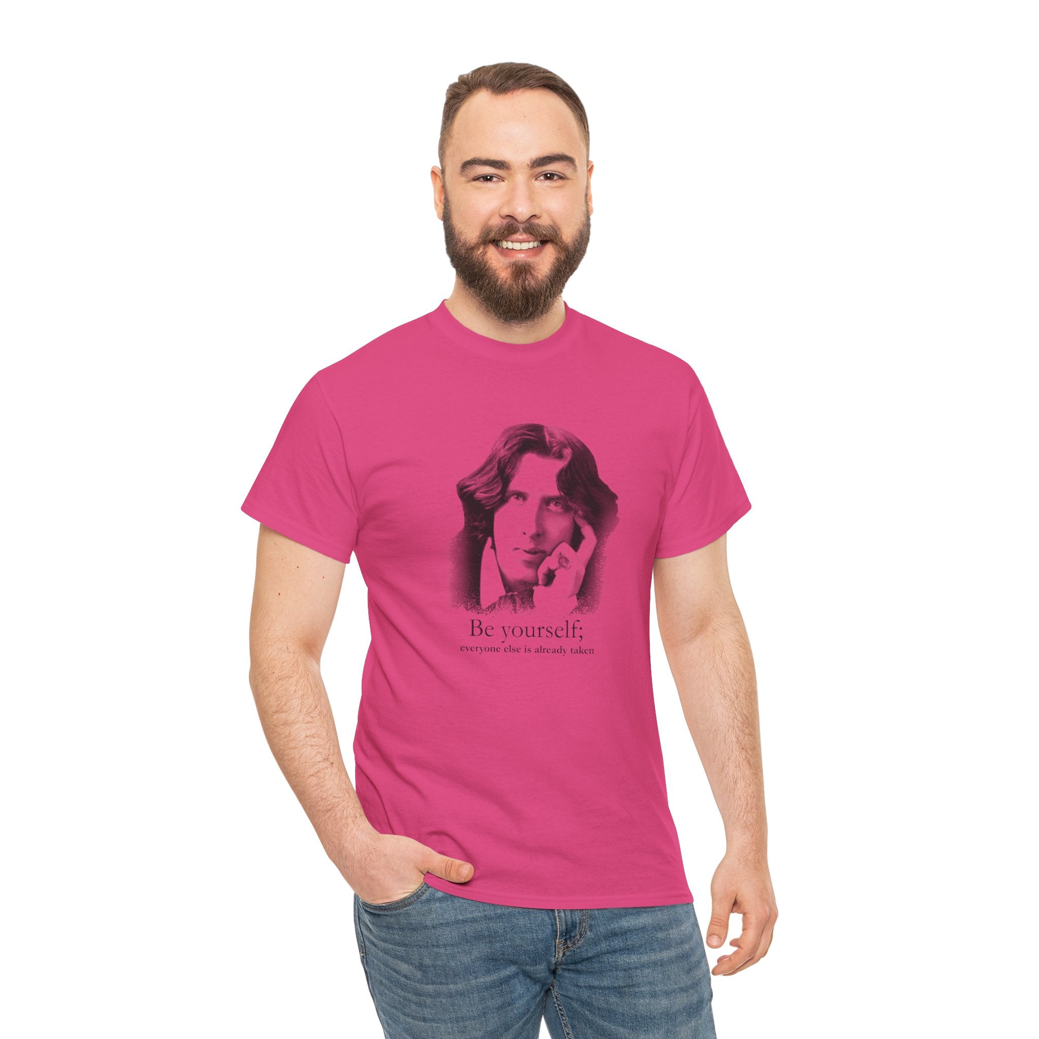 Oscar Wilde - Be yourself; everyone else is already taken.  Iconic Quote T-Shirt