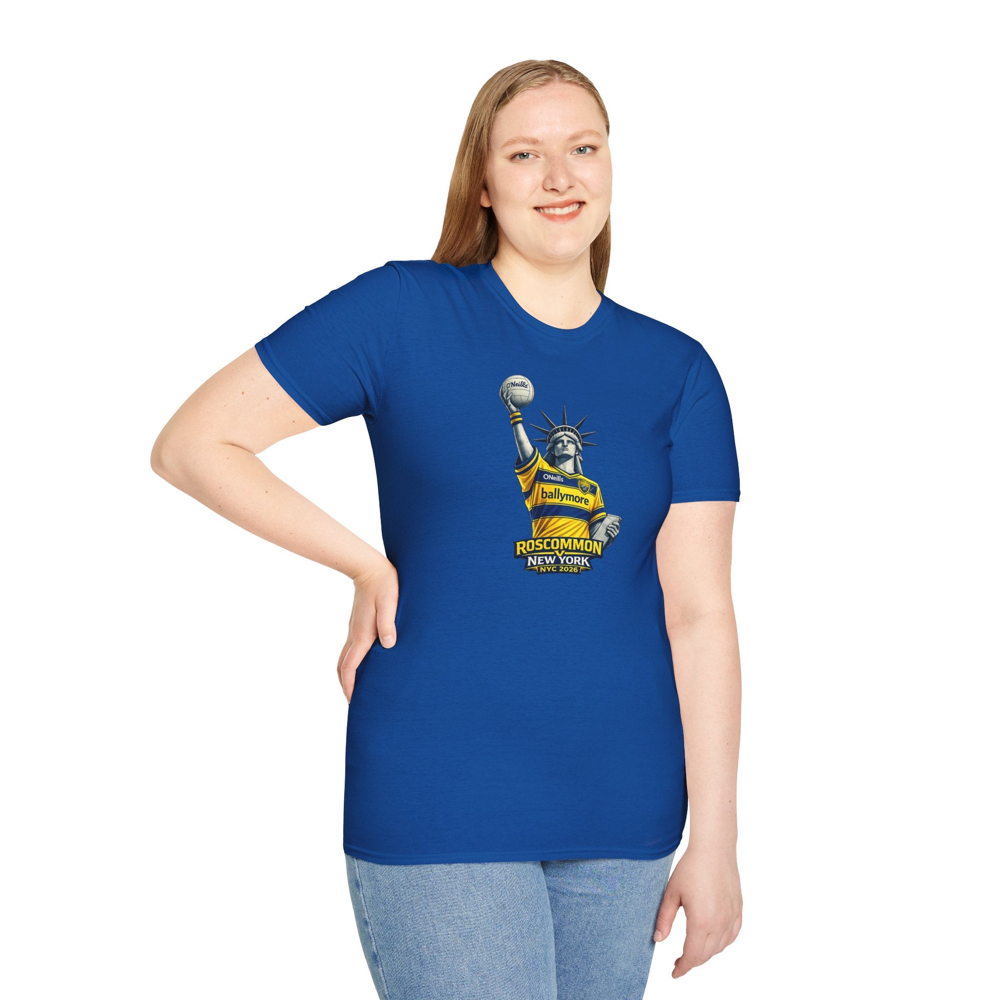Roscommon V New York Statue of Liberty Comemorative T‑Shirt