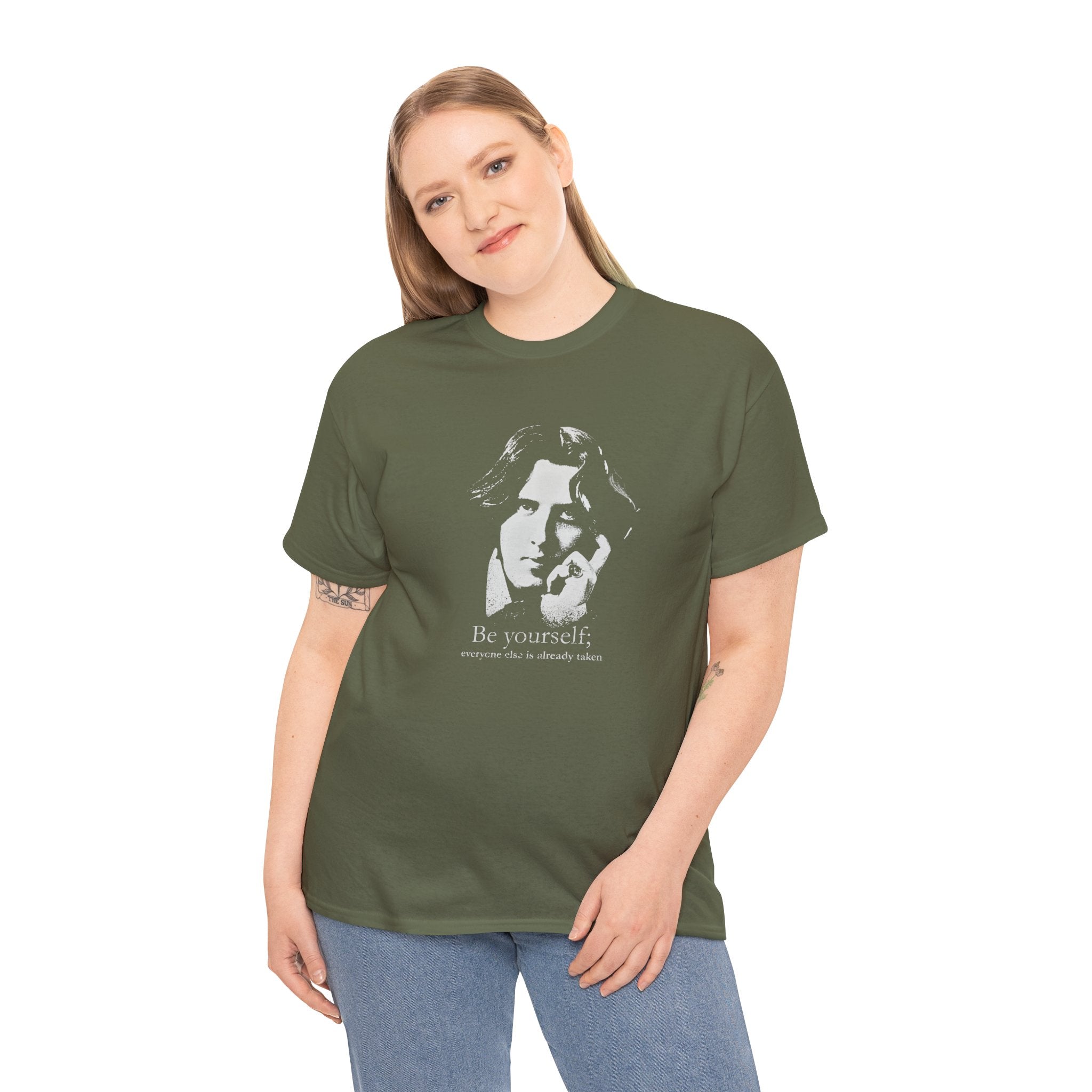 Copy of Oscar Wilde - Be yourself; everyone else is already taken.  Iconic Quote T-Shirt