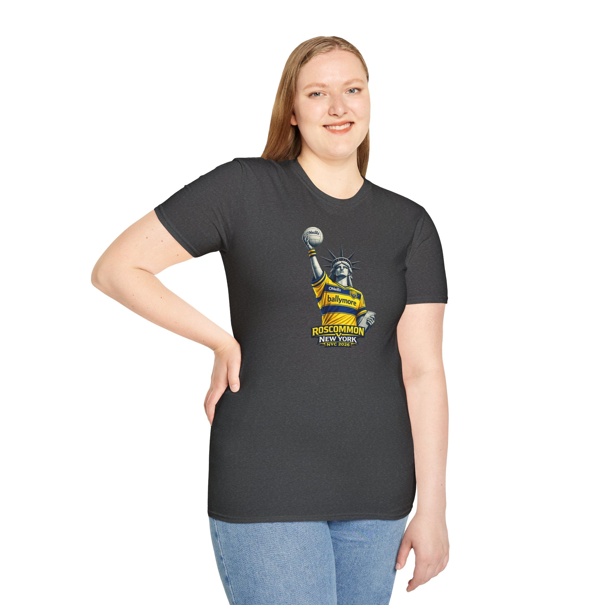 Roscommon V New York Statue of Liberty Comemorative T‑Shirt