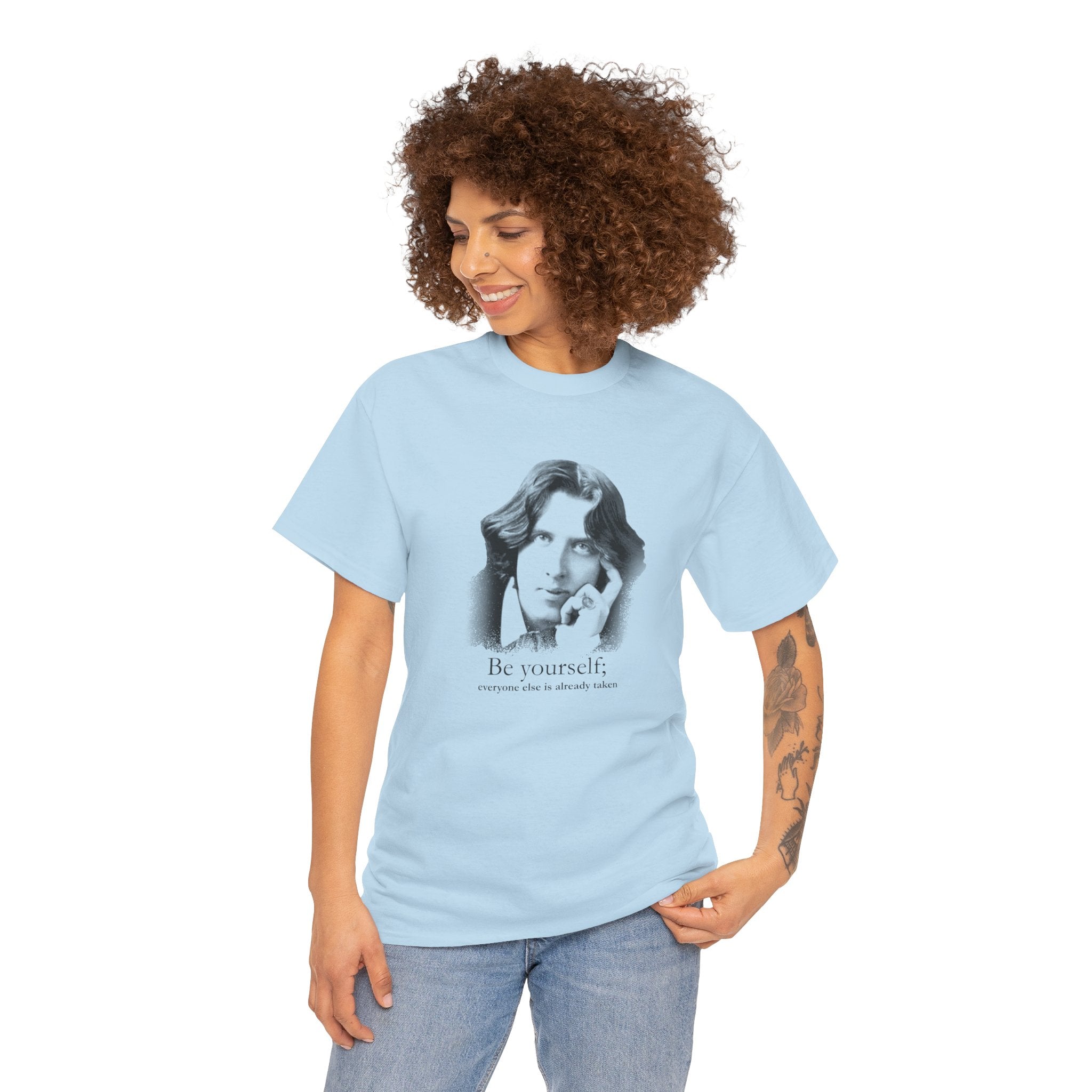 Oscar Wilde - Be yourself; everyone else is already taken.  Iconic Quote T-Shirt