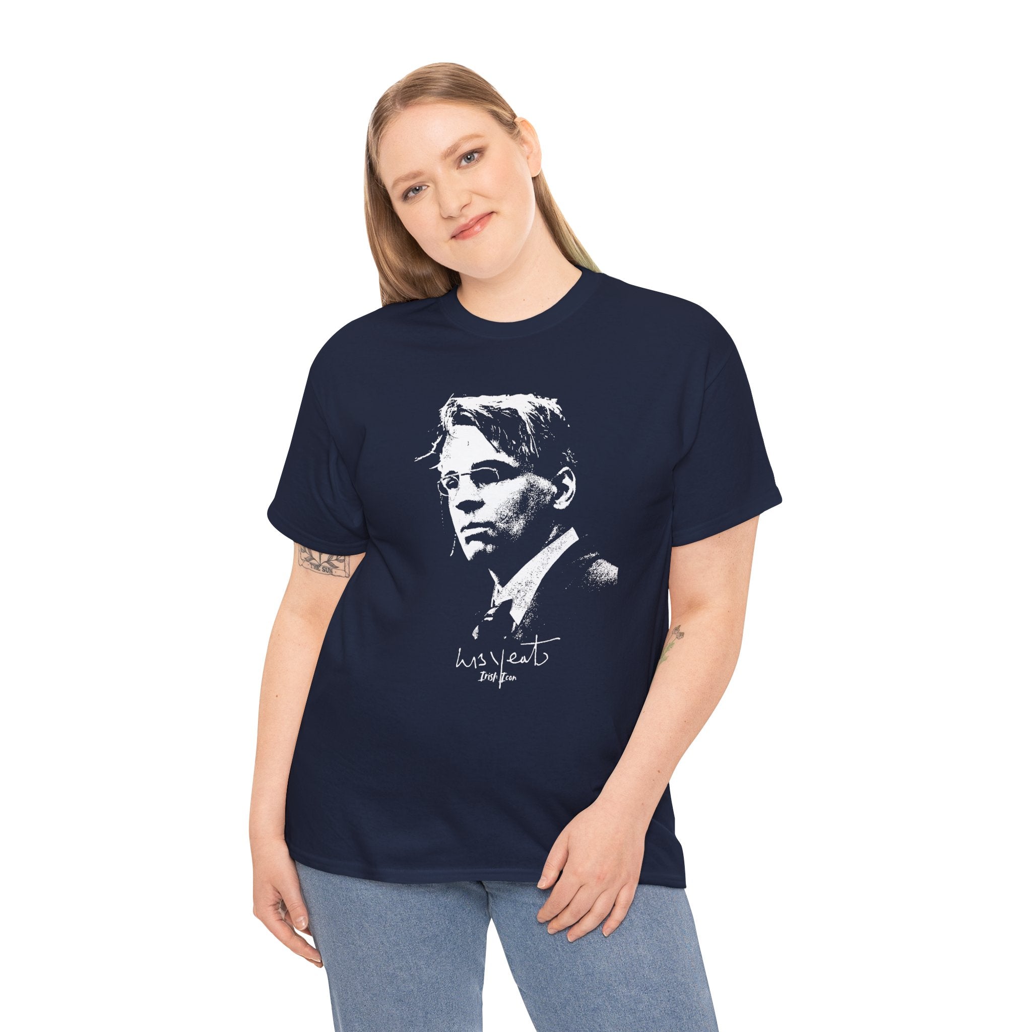 Irish Poet- W B Yeats Signature Tee, Unisex Tshirt.
