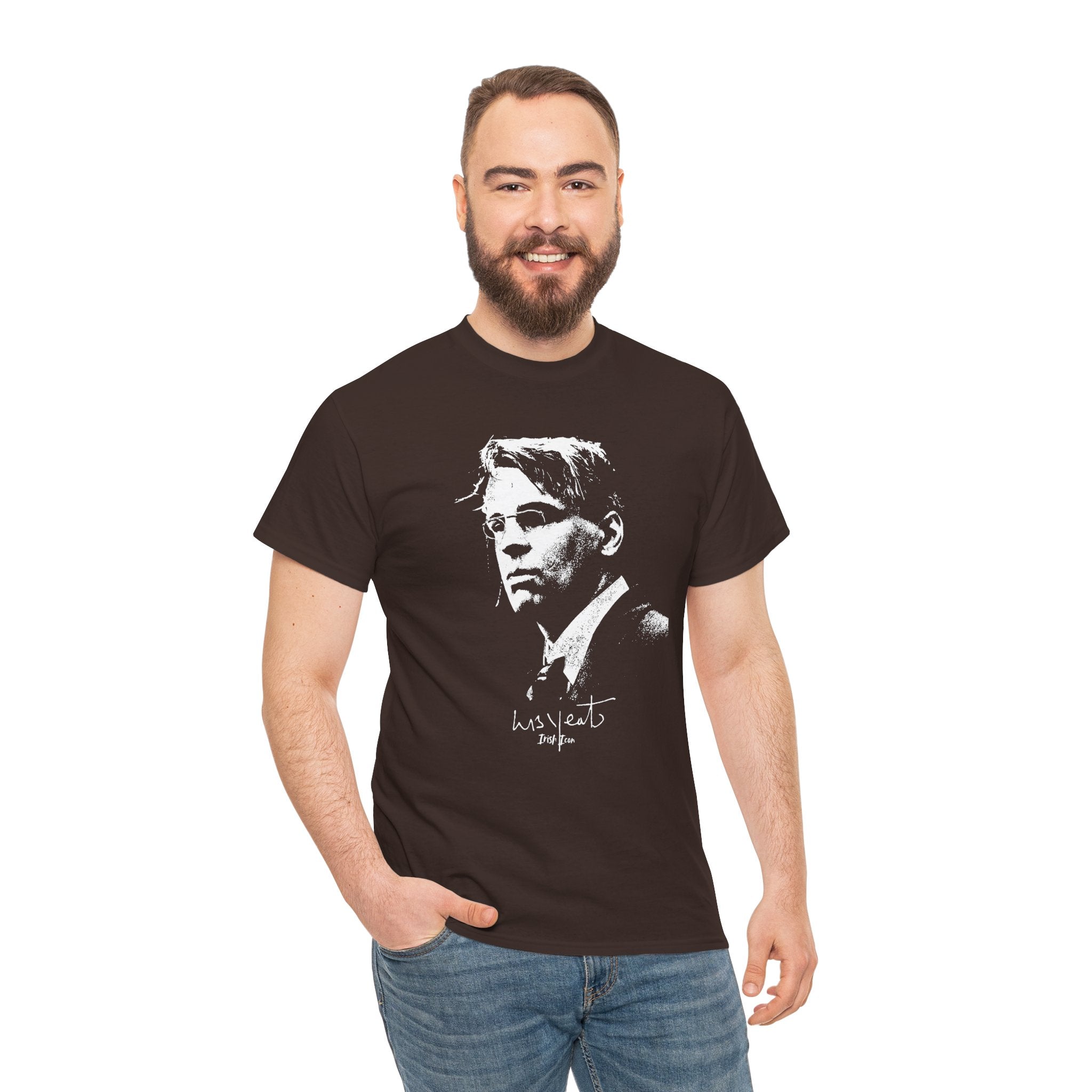 Irish Poet- W B Yeats Signature Tee, Unisex Tshirt.