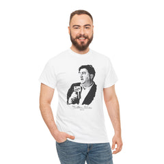 Brendan Behan T-Shirt With Signature | Irish Writer and Playwright Tee | Literary Irish Icon Apparel