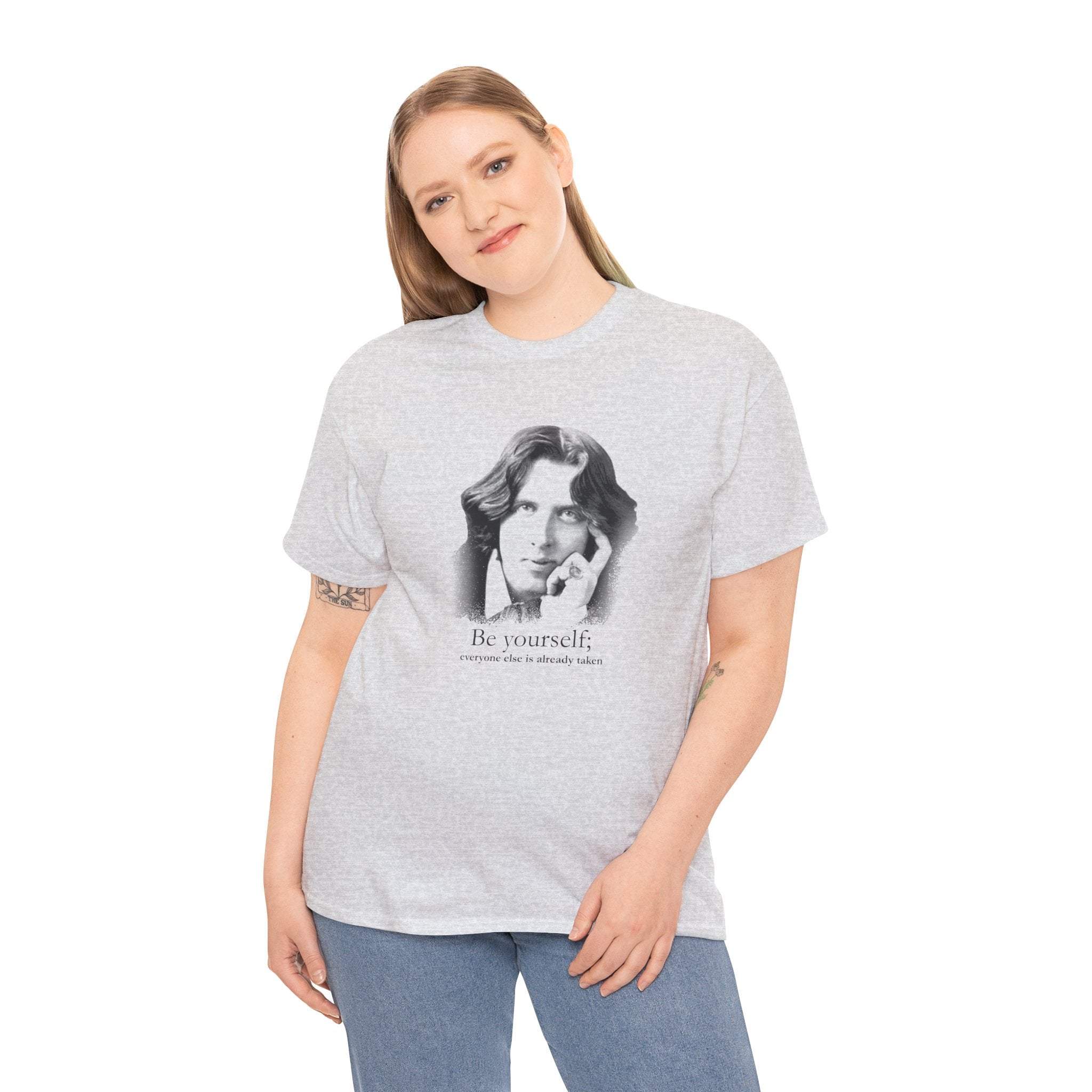 Oscar Wilde - Be yourself; everyone else is already taken.  Iconic Quote T-Shirt