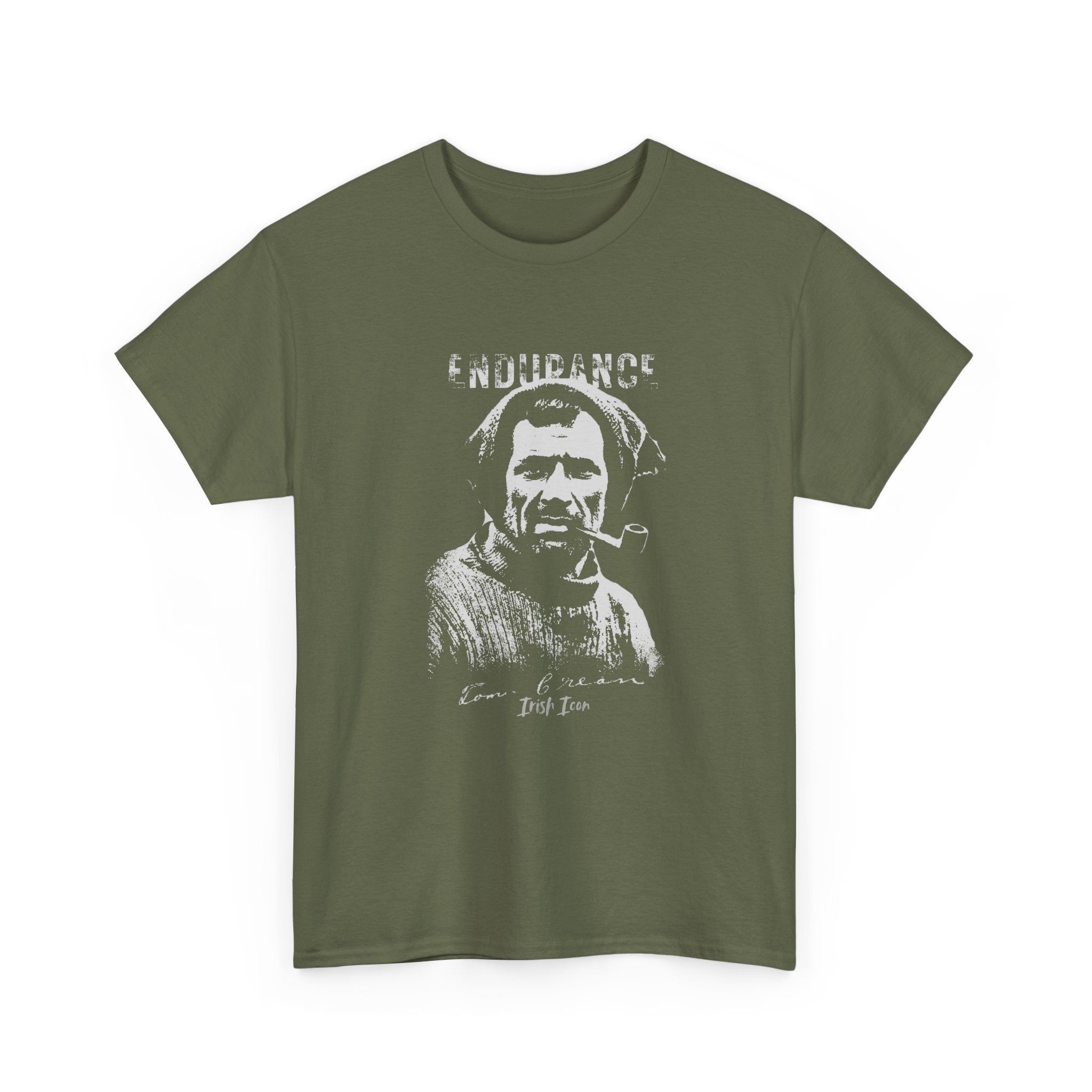 Tom Crean Tee with Authentic Signature, Irish Explorer Gift Shirt, Antarctic Adventurer T-Shirt,  Vintage Style Unisex Cotton Tee
