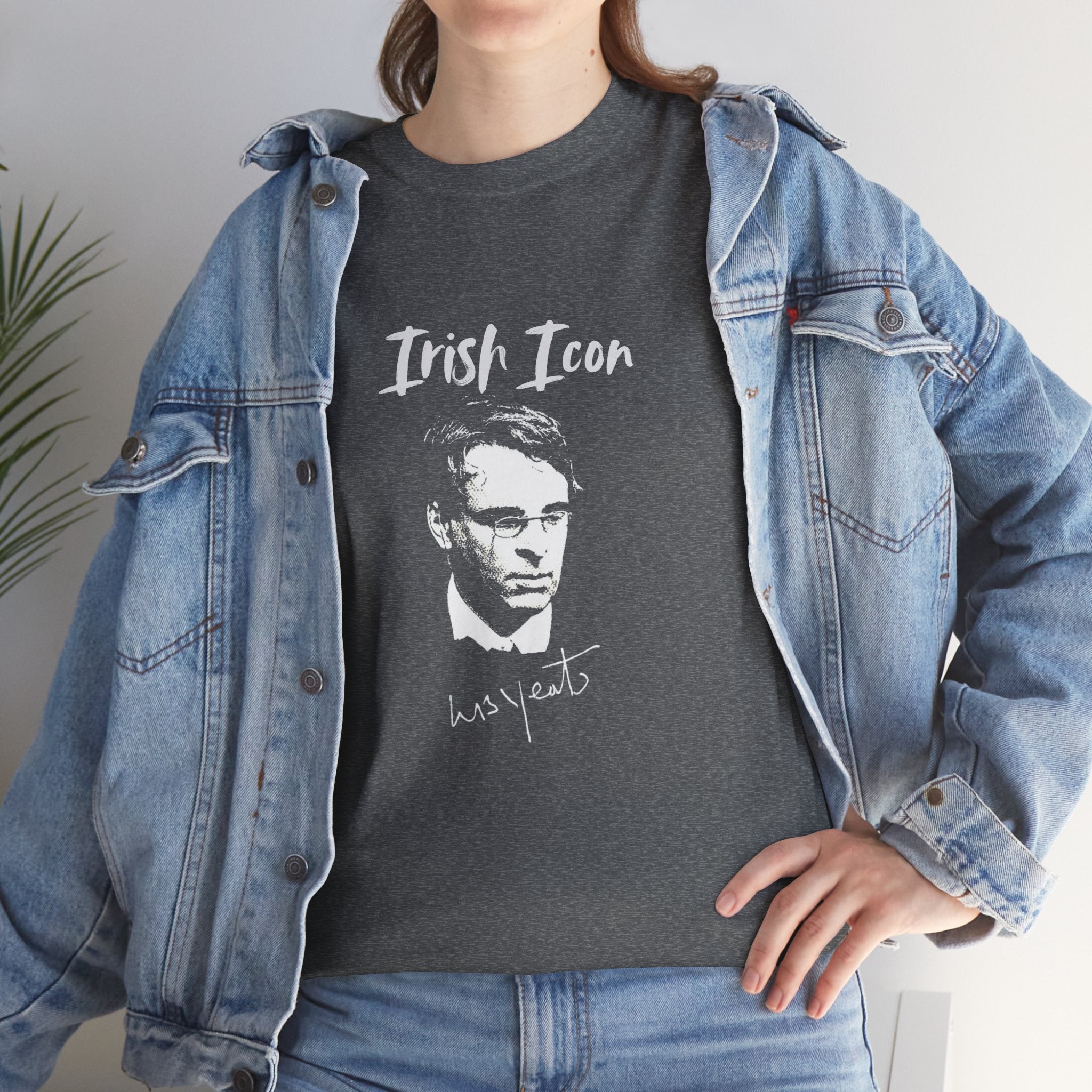 W.B. Yeats - Irish Icon Series Unisex Tee, W.B. Yeats