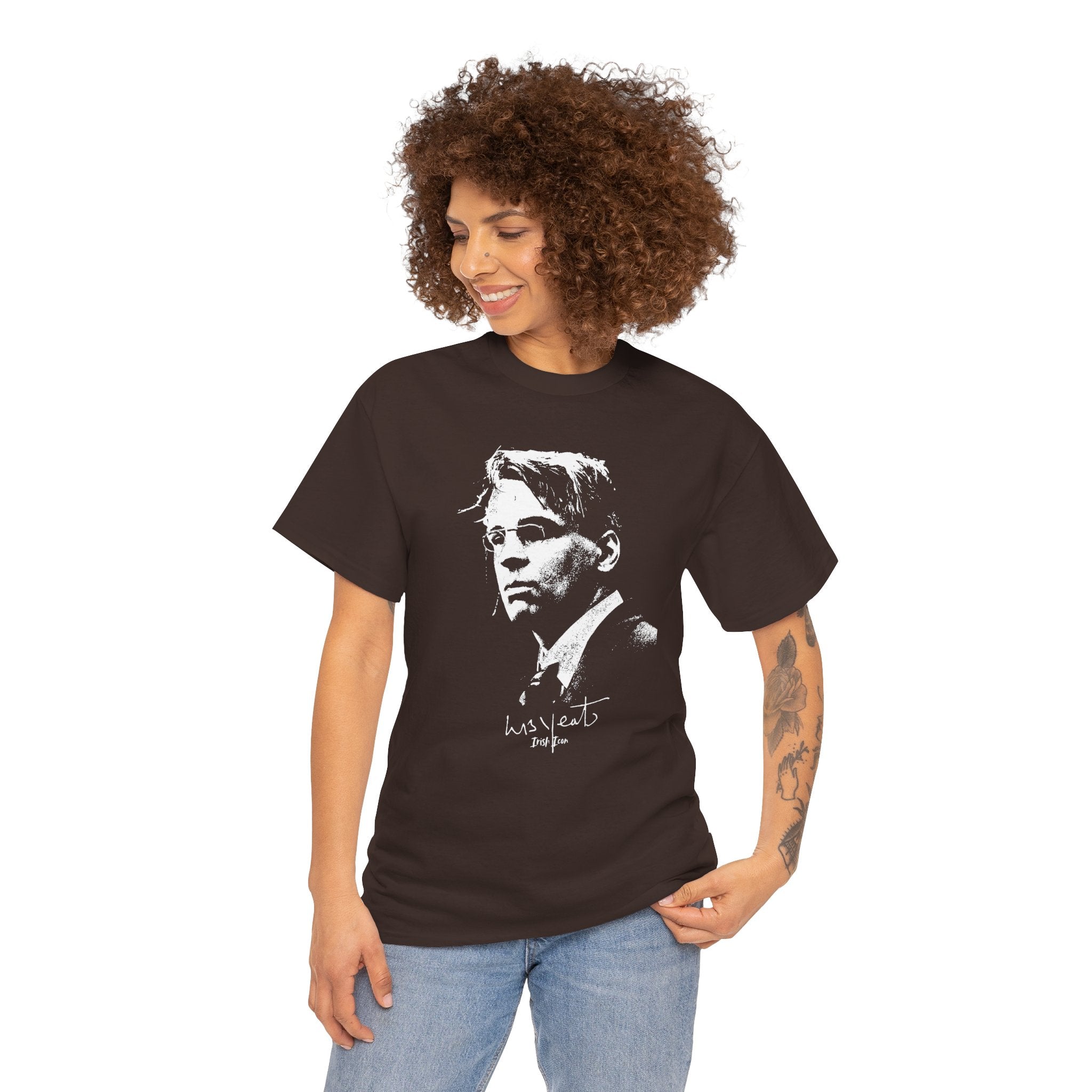 Irish Poet- W B Yeats Signature Tee, Unisex Tshirt.