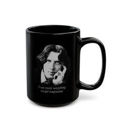 Oscar Wilde Iconic Quote Mug — "I can resist everything except temptation"