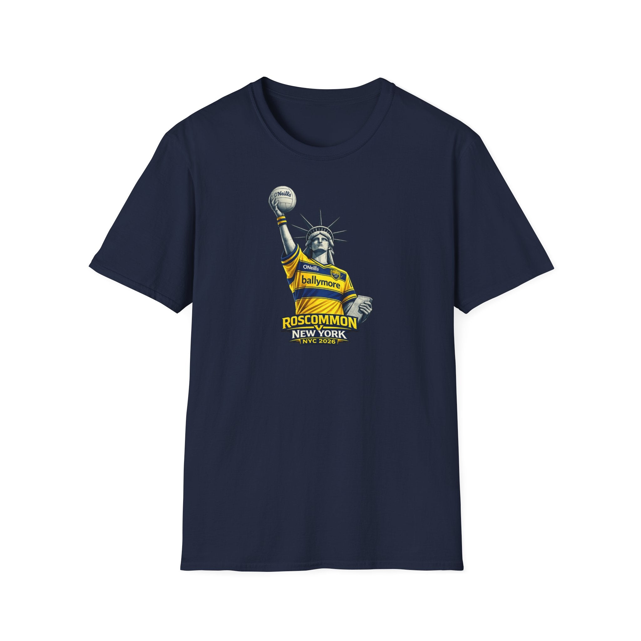 Roscommon V New York Statue of Liberty Comemorative T‑Shirt