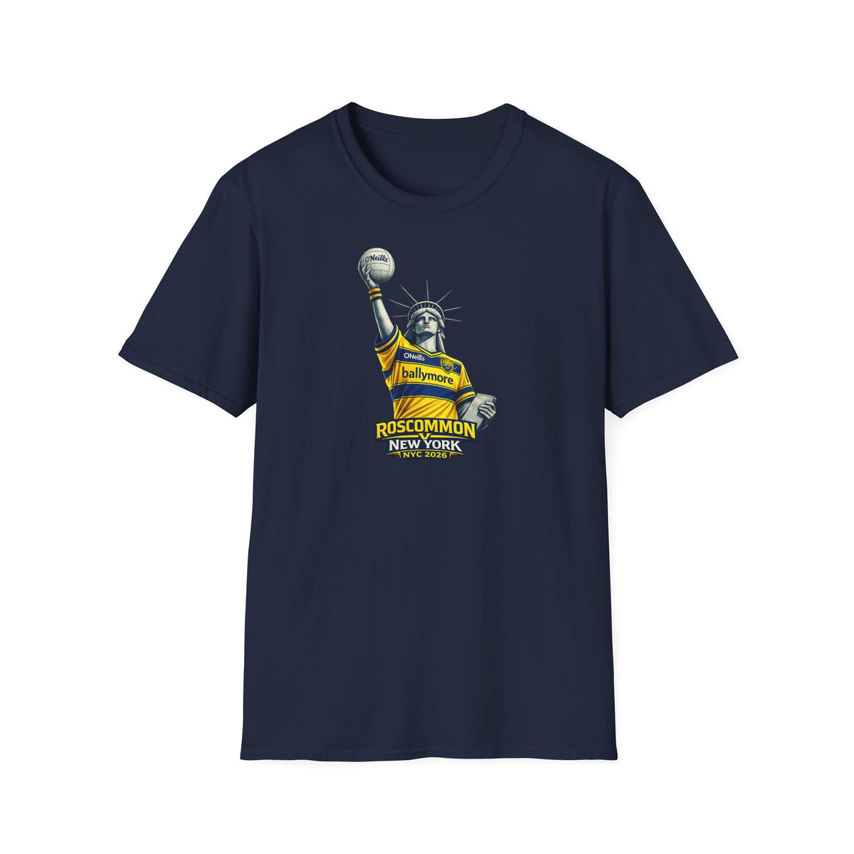 Roscommon V New York Statue of Liberty Comemorative T‑Shirt
