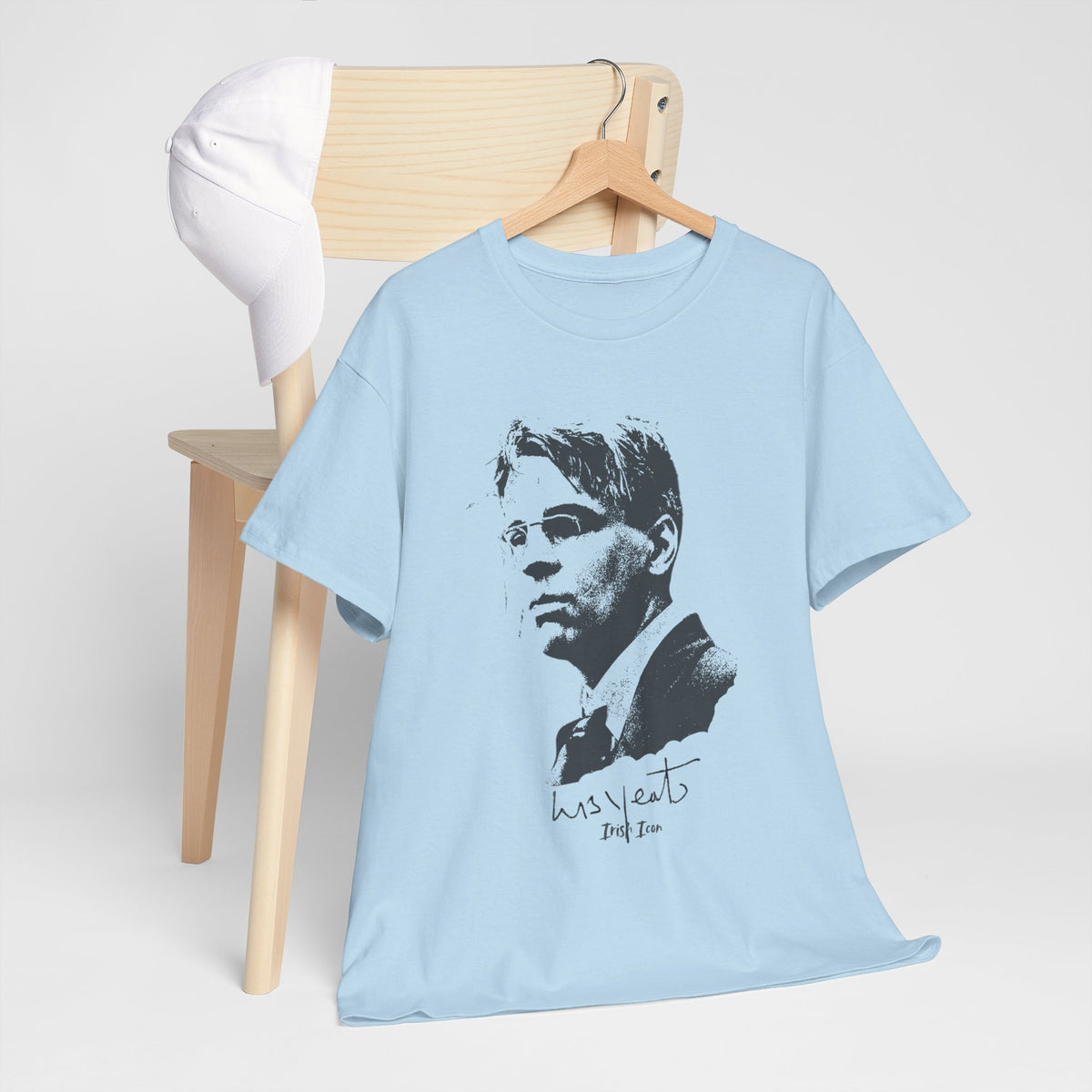 Irish Poet- W B Yeats Signature Tee, Unisex Tshirt.