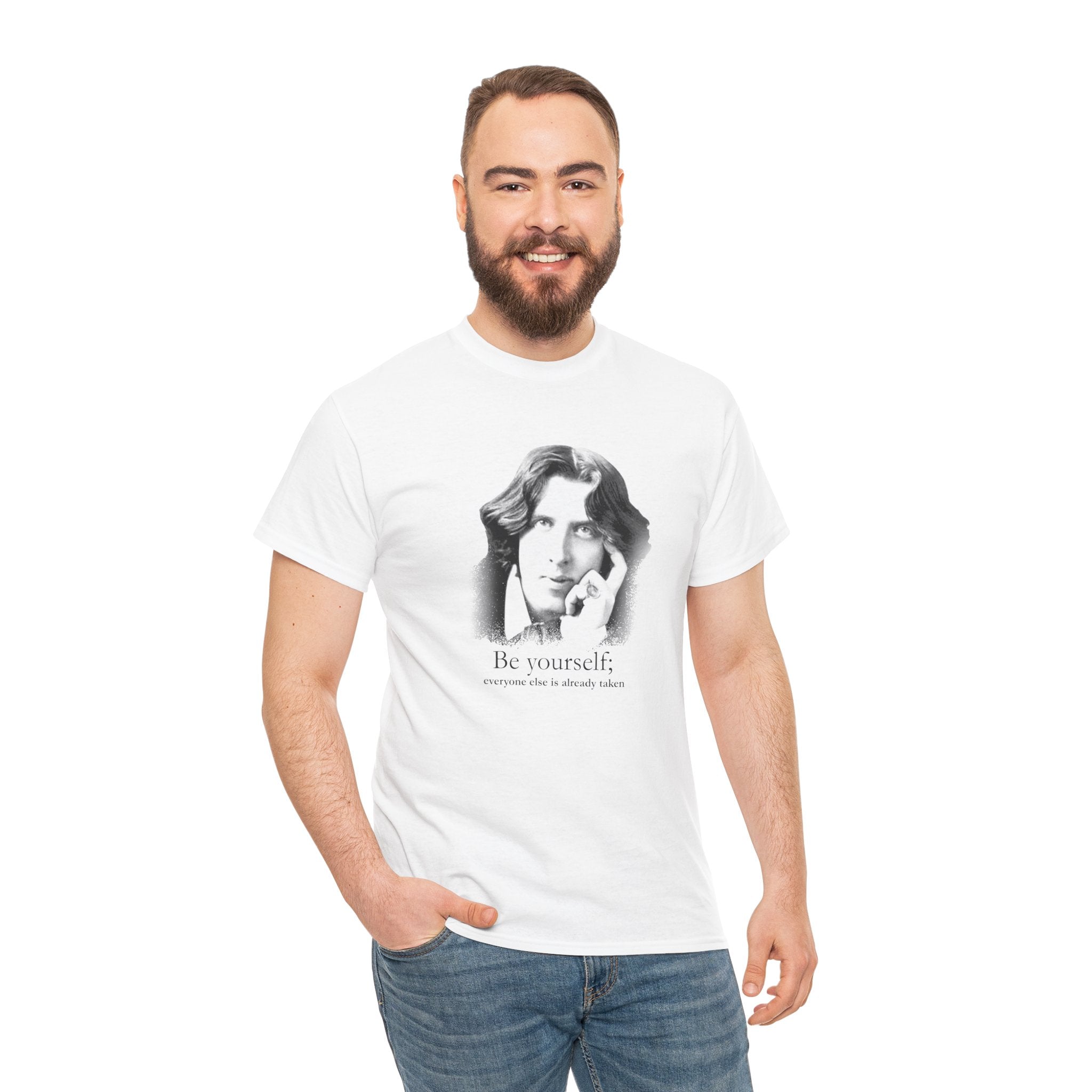 Oscar Wilde - Be yourself; everyone else is already taken.  Iconic Quote T-Shirt