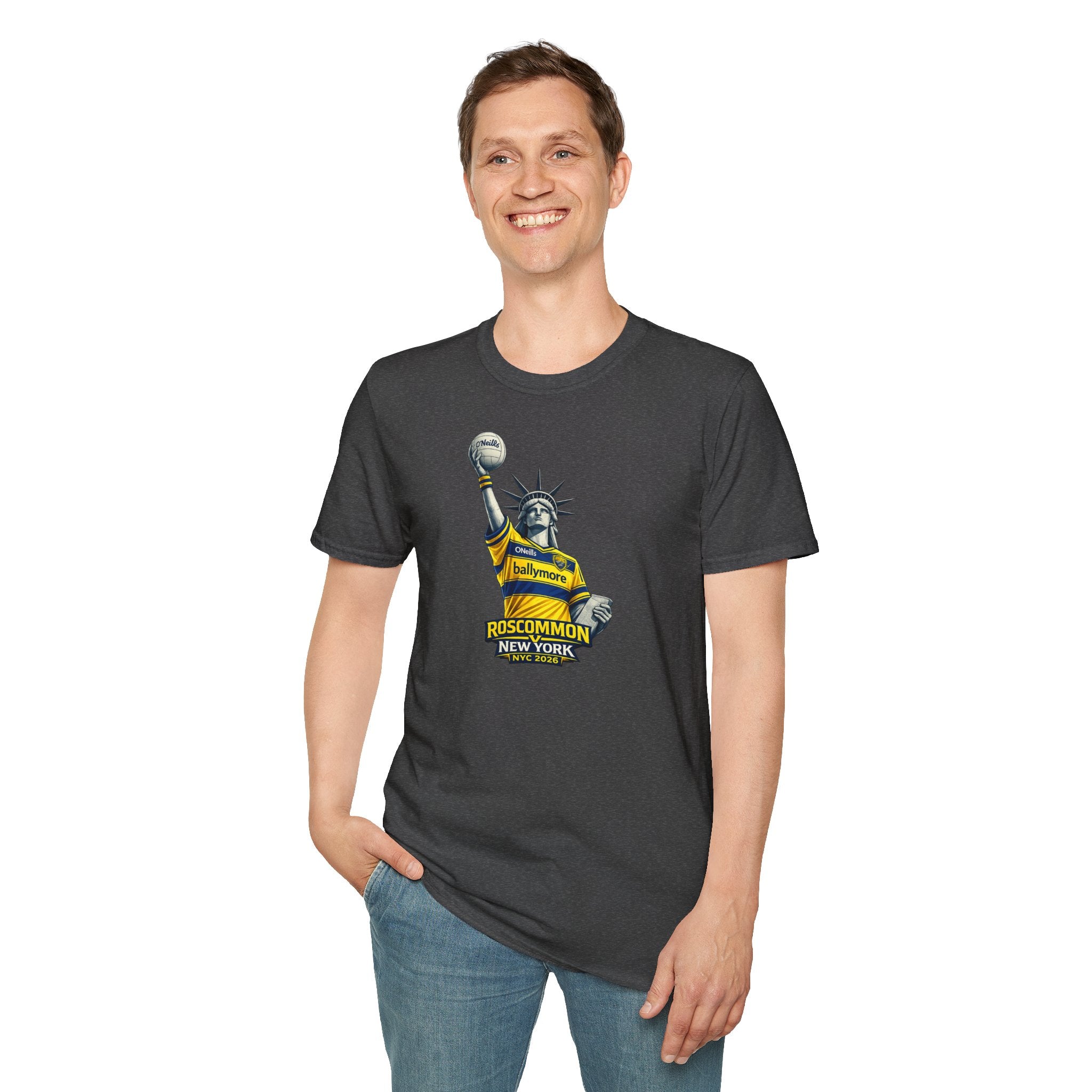 Roscommon V New York Statue of Liberty Comemorative T‑Shirt