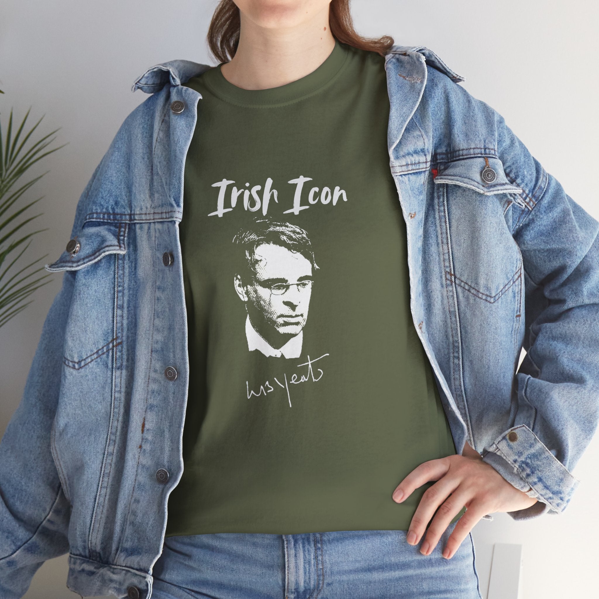 W.B. Yeats - Irish Icon Series Unisex Tee, W.B. Yeats