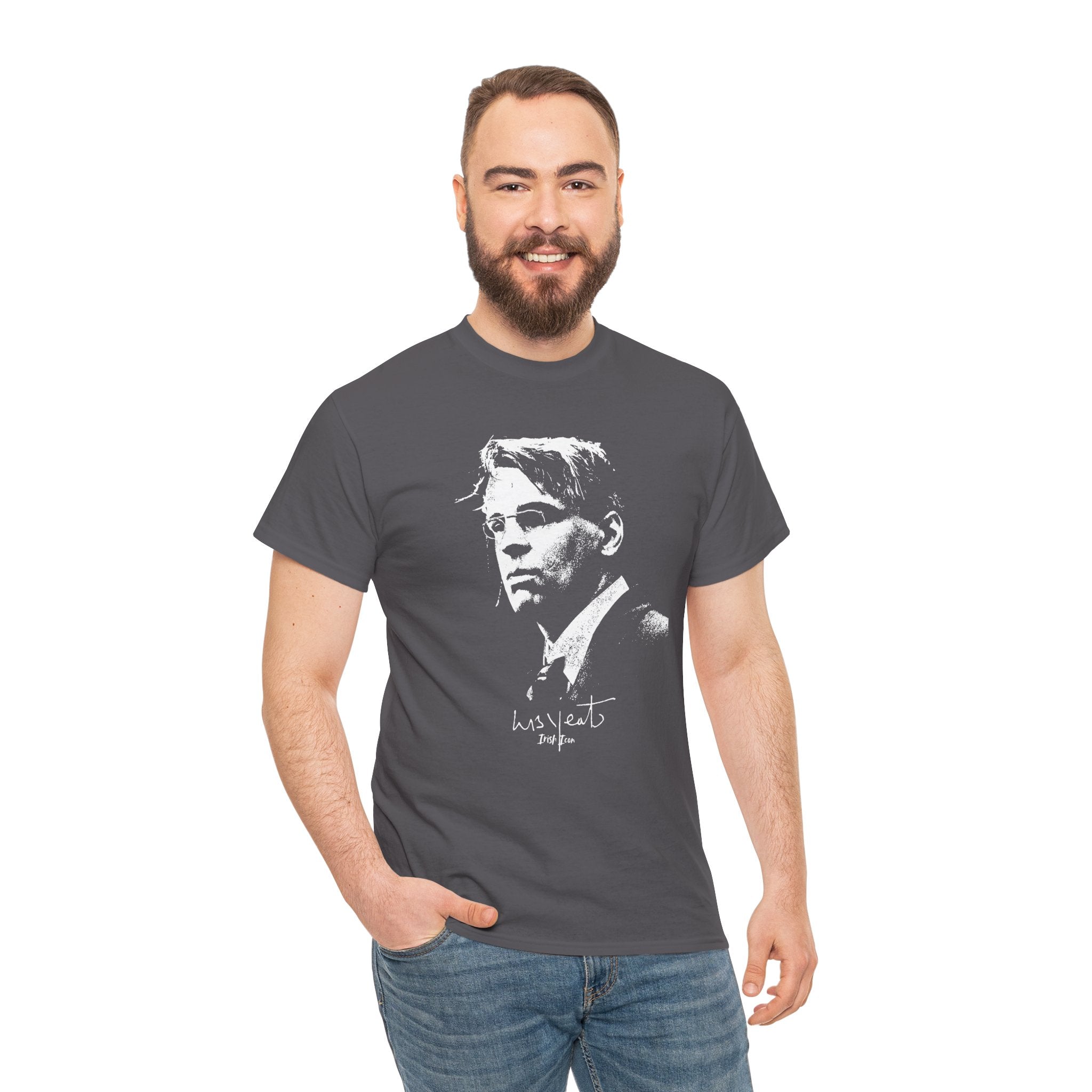 Irish Poet- W B Yeats Signature Tee, Unisex Tshirt.