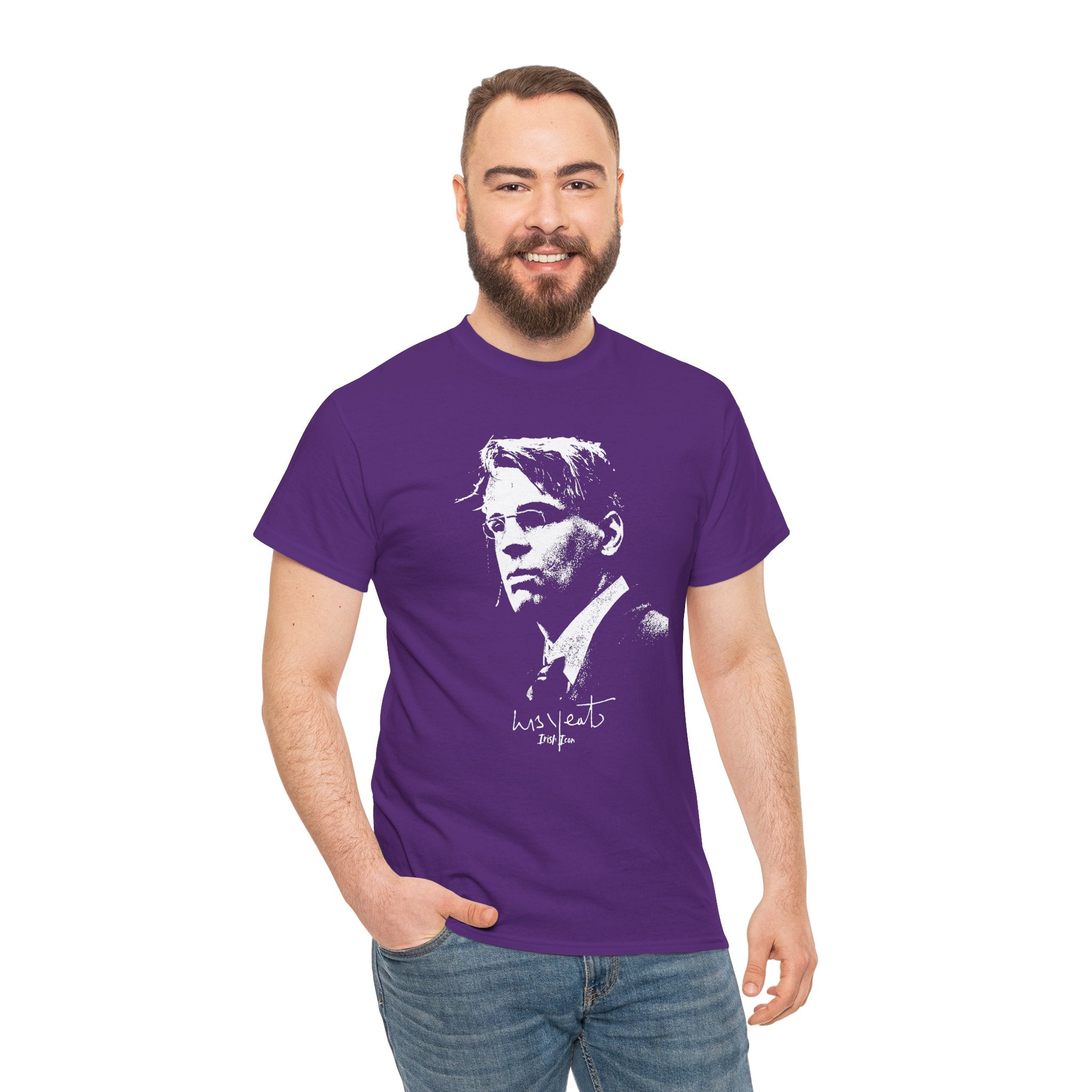Irish Poet- W B Yeats Signature Tee, Unisex Tshirt.