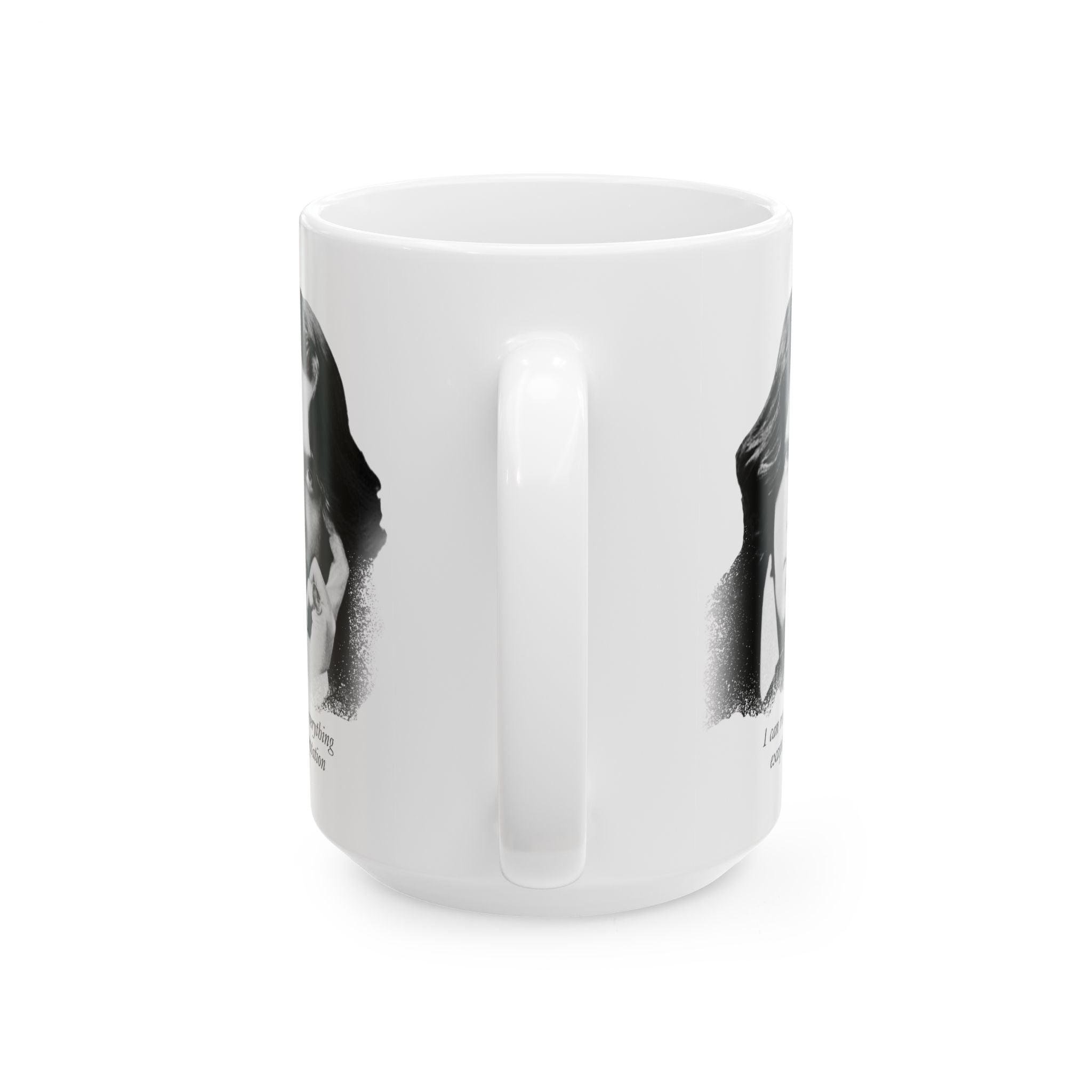 Oscar Wilde Iconic Quote Coffee Mug - “I can resist everything except temptation” (11oz & 15oz)