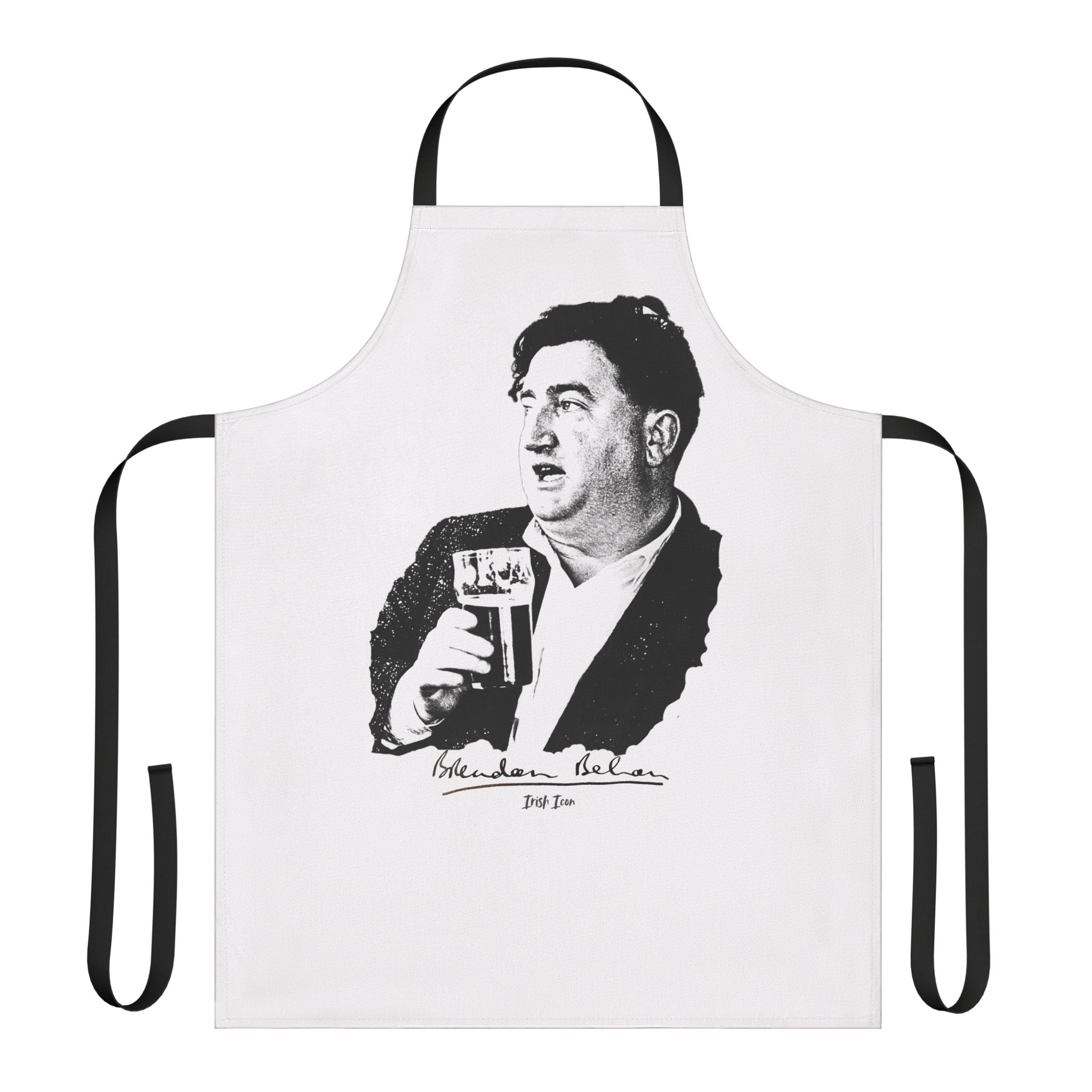 Brendan Behan Apron with Authentic Signature