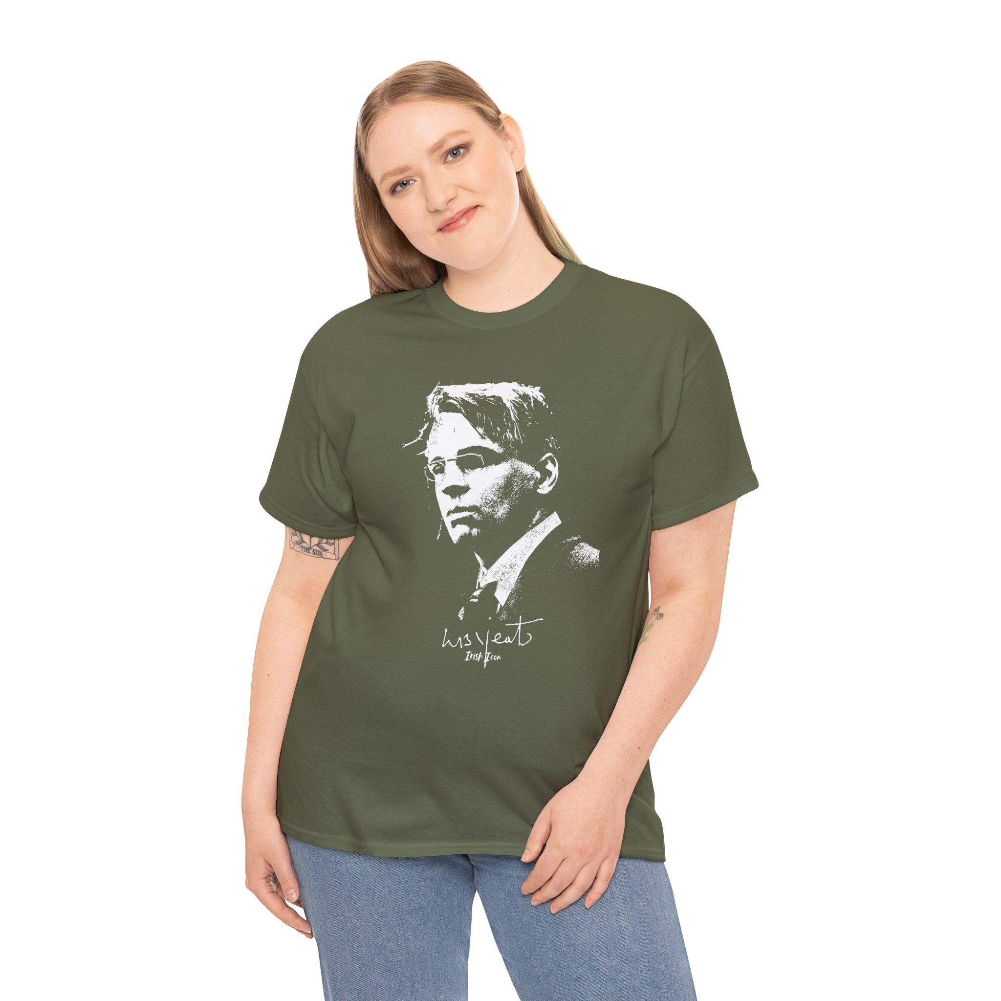 Irish Poet- W B Yeats Signature Tee, Unisex Tshirt.