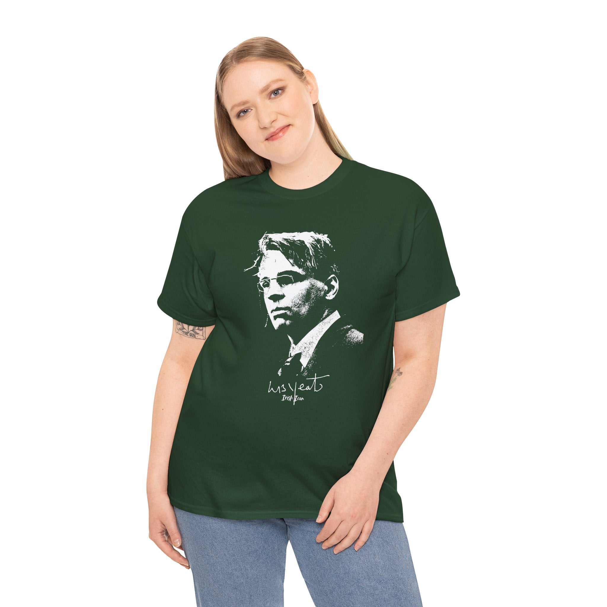 Irish Poet- W B Yeats Signature Tee, Unisex Tshirt.
