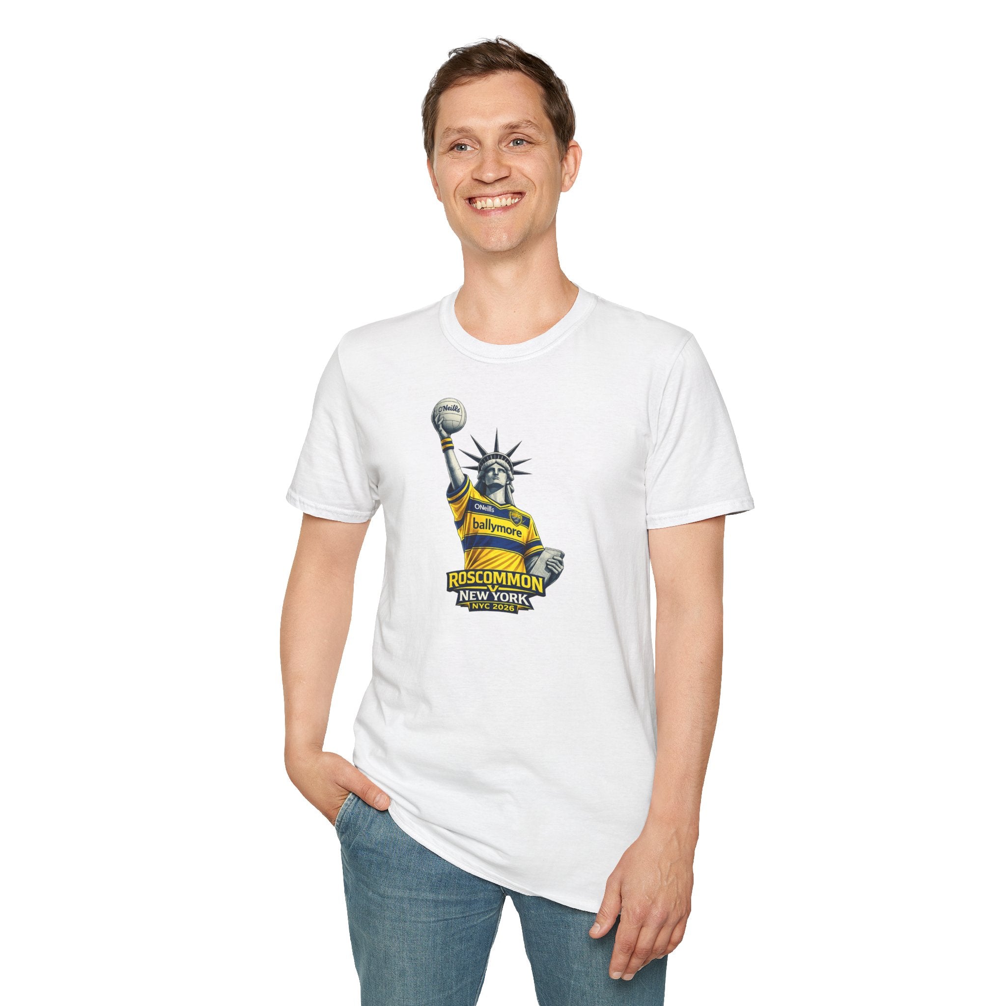 Roscommon V New York Statue of Liberty Comemorative T‑Shirt